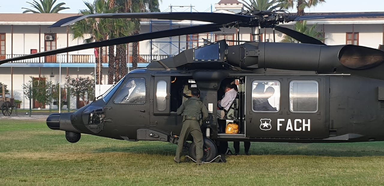 Presidente Piñera desde el Granaderos de Iquique se embarcó a Jaiña