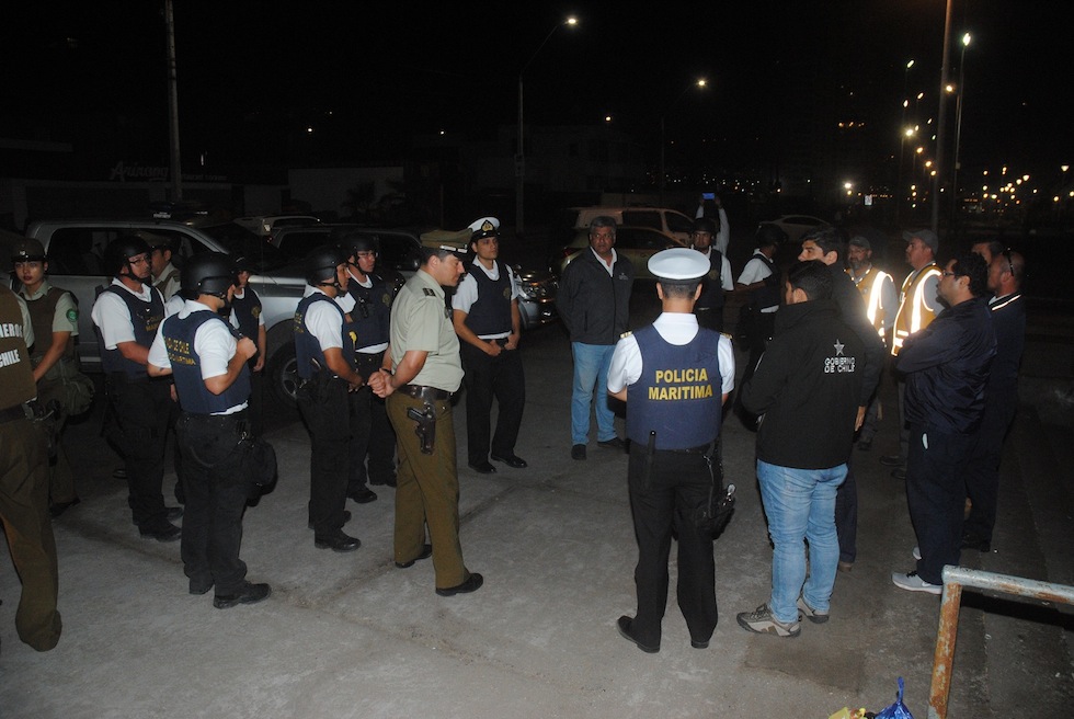 Con dos detenidos concluyó fiscalización en el borde costero