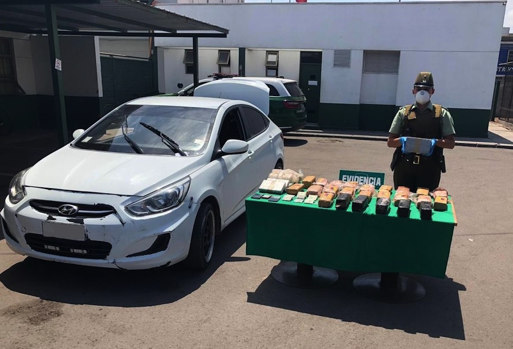 Más de 30 kilos de drogas decomisados en sector El Boro de Alto Hospicio