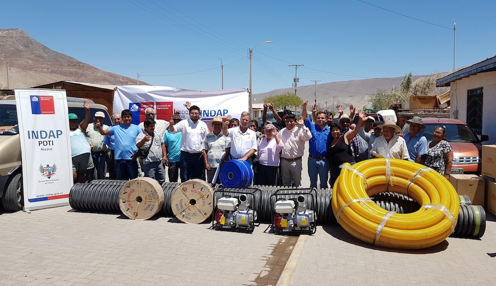 INDAP: Agricultores de Huara reciben más de $25 millones para reactivar el riego