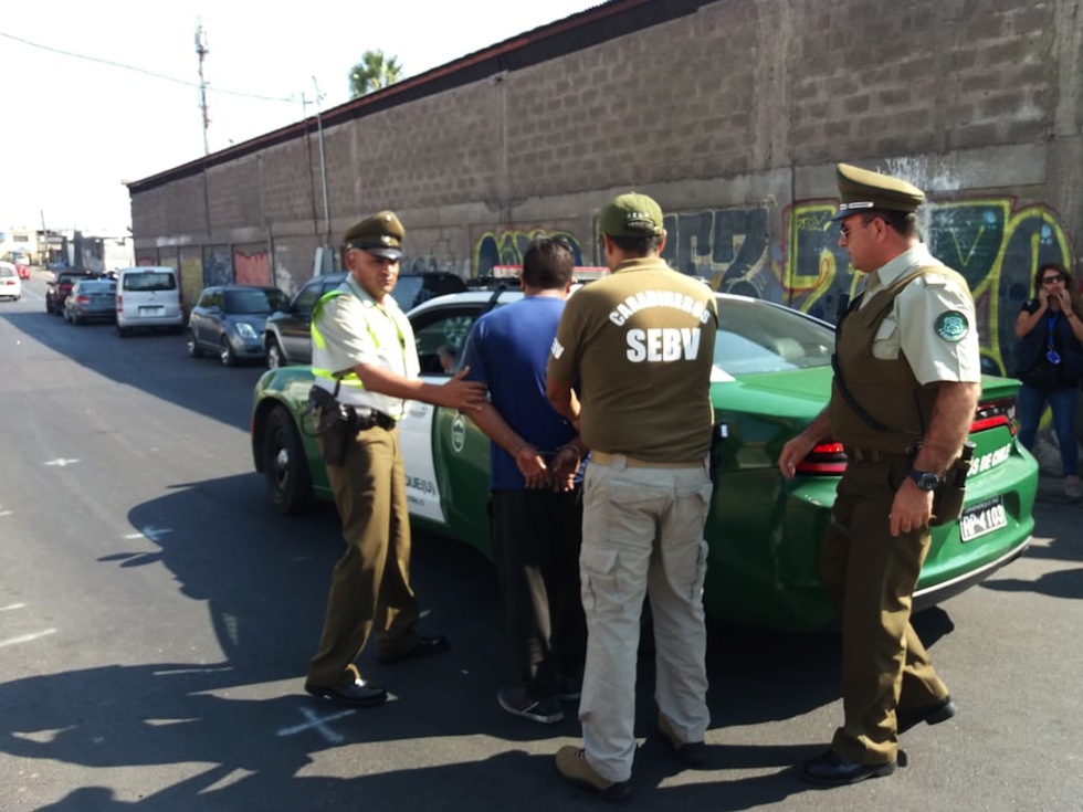 Operativo de fiscalización en talleres cambio de volante de Zona Franca