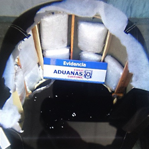 Aduanas intercepta muebles con 27 kilos de marihuana
