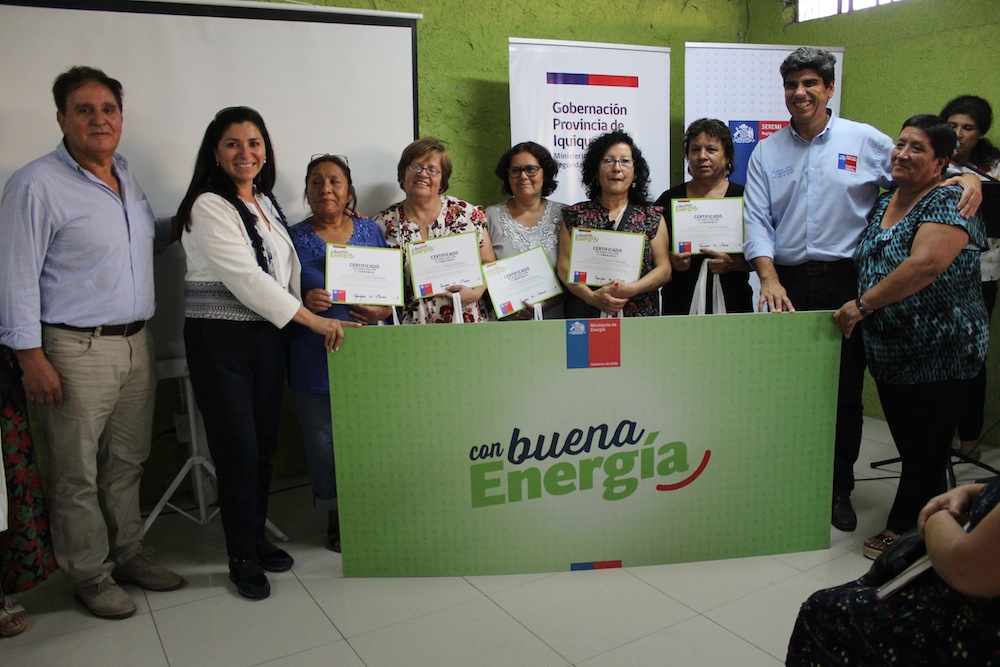 Celebran Día de la Eficiencia Energética entregando beneficios a Juntas de Vecinos