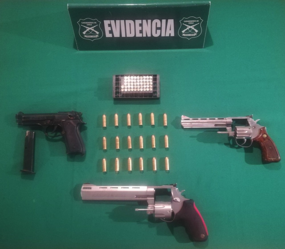 OS-7 Iquique captura a organización criminal que portaba armamento de alto poder de fuego