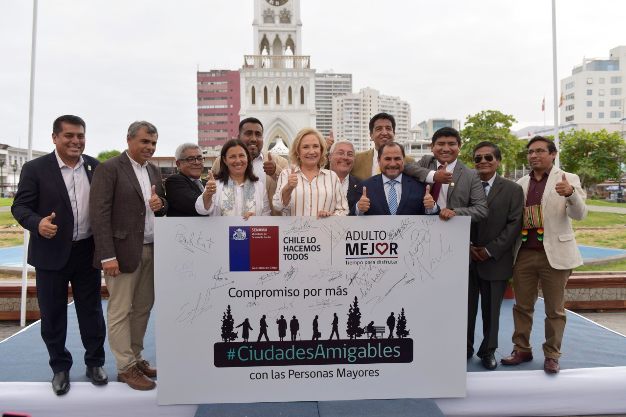 Cecilia Morel tras compromiso de comunas de la Región de Tarapacá: “Debemos convertir a todo Chile en una ciudad amigable para nuestros adultos mayores”