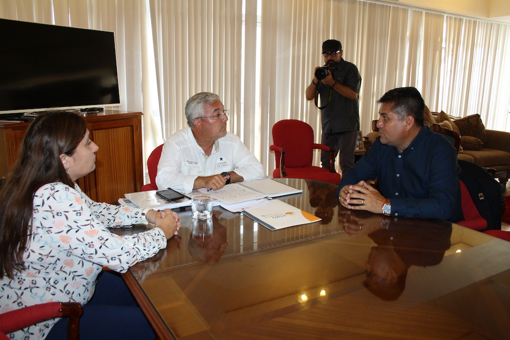 Nuevo presidente del CORE saludó al Intendente Regional