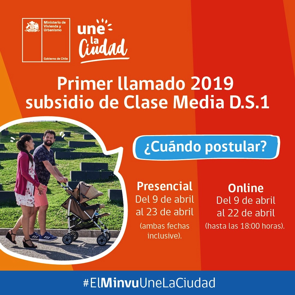 Entre el 9 y 26 de abril: Minvu abre primer llamado del año para postular a Subsidios de Sectores Medios