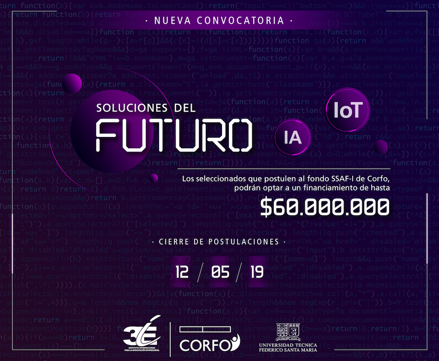 Abren convocatoria para proyectos de Inteligencia Artificial e IOT