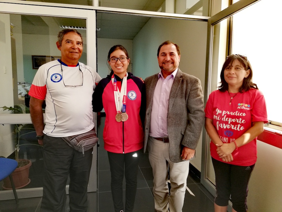 Joven promesa del Tiro con Arco agradeció apoyo de la Municipalidad de Alto Hospicio