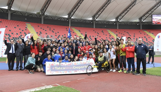 Presidente Piñera inaugura ampliación del Estadio Fiscal de Talca