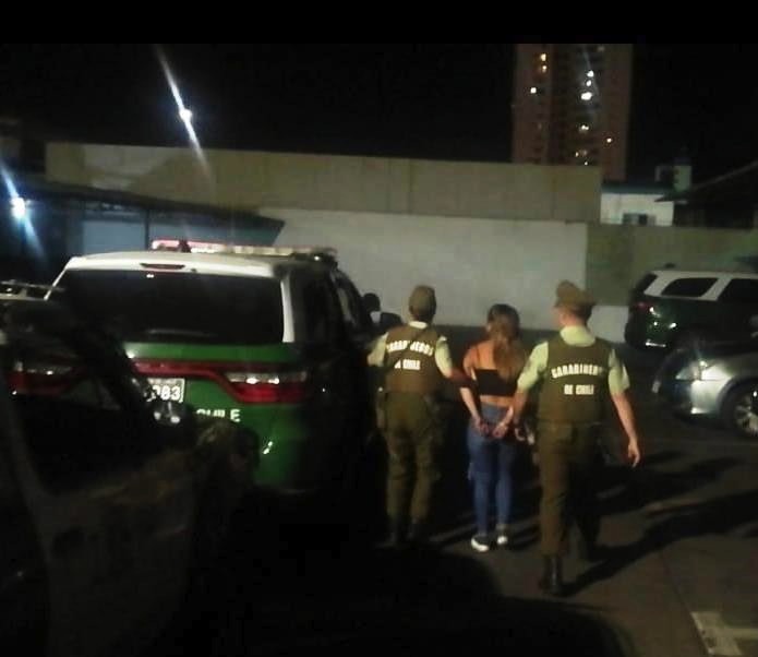 Carabineros capturó a cuarteto que quería robar un vehículo