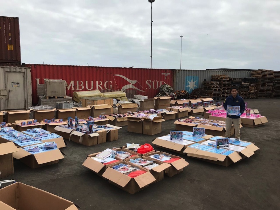 PDI incauta 5 mil 658 unidades de juguetes falsificados avaluados en más de 100 millones