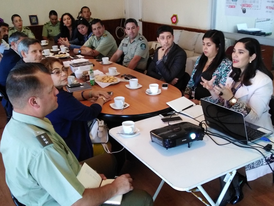 Coordinan colaboración de red informativa y derivación en sesión del Circuito de Femicidio