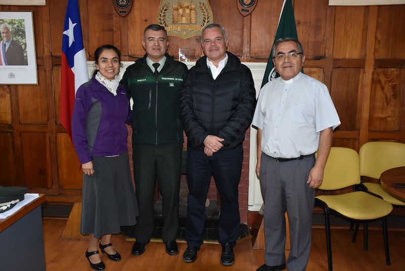 Capellán nacional católico visitó la región