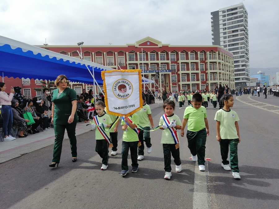 Más de 700 párvulos rinden homenaje a las Glorias Navales en Iquique