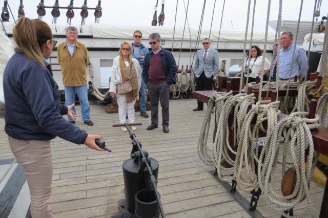 Cónsul General de España visitó Museo “Corbeta Esmeralda”