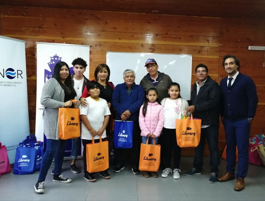 Familiares de pescadores artesanales reciben aportes educacionales por parte de Corporación Norte Pesquero