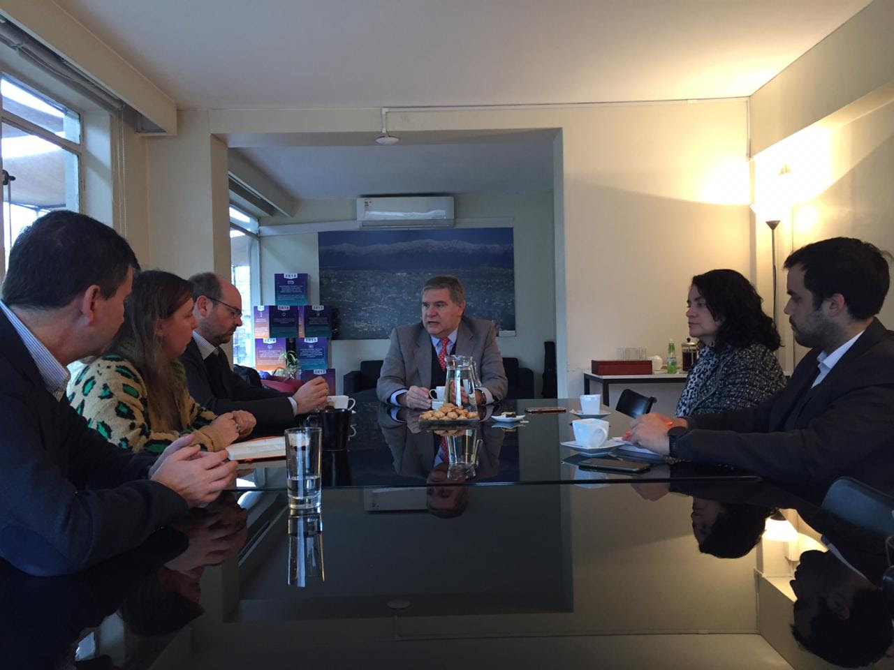 Presidente del CPLT se reúne con Fiscal Nacional para presentarle Acuerdo Nacional Anticorrupción