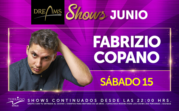 “Puedo Cambiar”, el nuevo show de Copano en Dreams Iquique