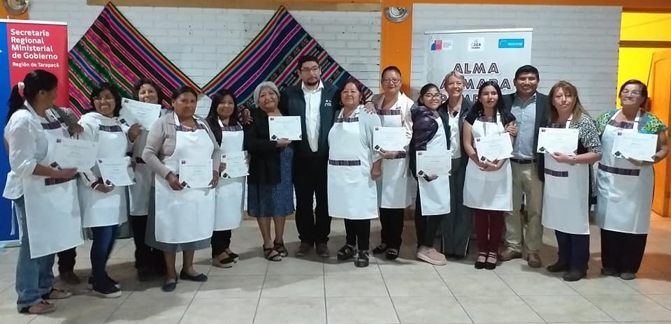 Con degustación clausuraron curso de repostería “Alma  Aymara Pampina”