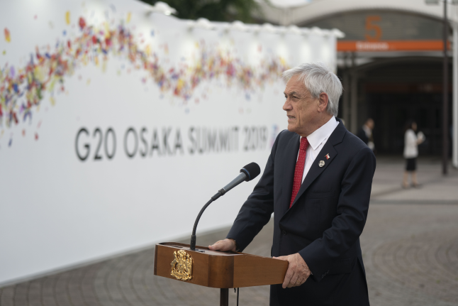 Presidente Piñera llama a poner fin a guerra comercial en el G20: “Se acabó el tiempo de las palabras y tenemos que pasar a la acción”