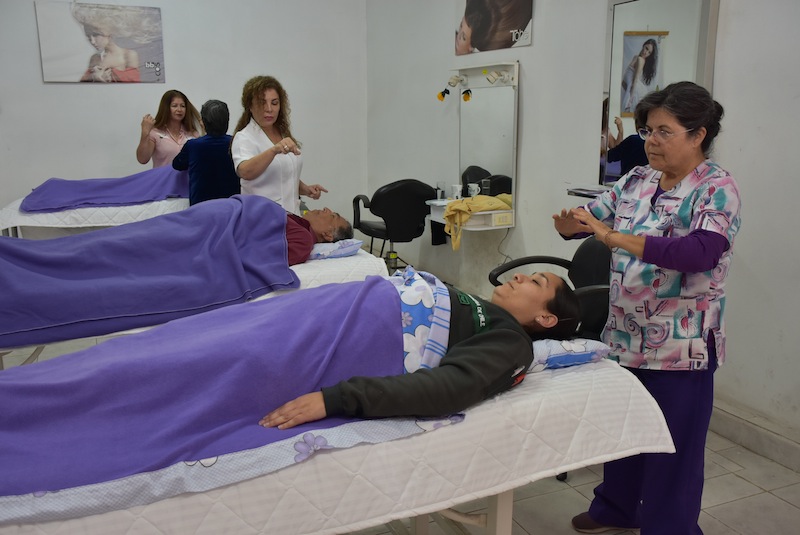 Aplicación de medicina saludable para funcionarios de Gendarmería