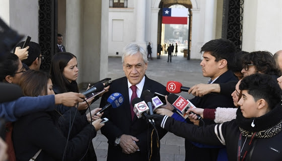 Presidente Piñera valora informe de la ONU sobre Venezuela y solicita que se entregue a la Corte Penal Internacional