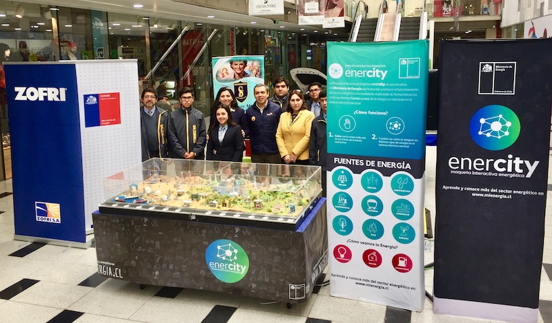 Modelo energético a escala sigue su recorrido por Iquique