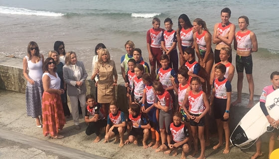 Cecilia Morel y Primeras Damas firman compromiso por la protección de los océanos en Biarritz