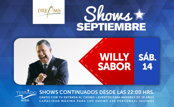 Risas y canciones en “El show  de Willy Sabor” en Dreams