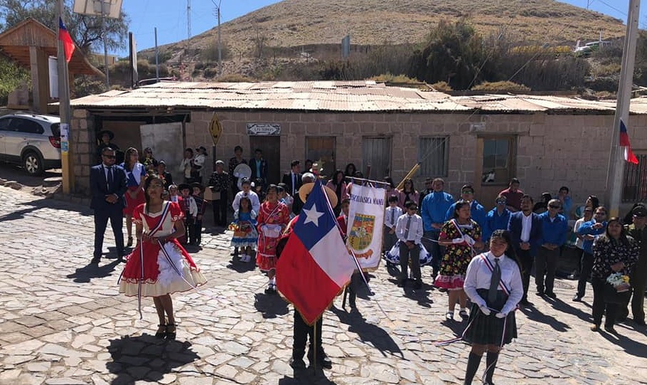 Mamiña, La Huayca y La Tirana rindieron homenaje a la Patria