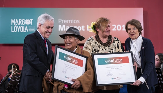 Presidente Piñera entrega Premios Margot Loyola 2019