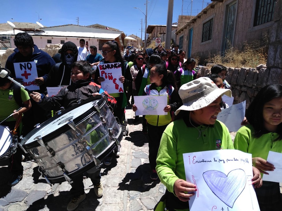 Mamiña también se unió a jornada de manifestaciones