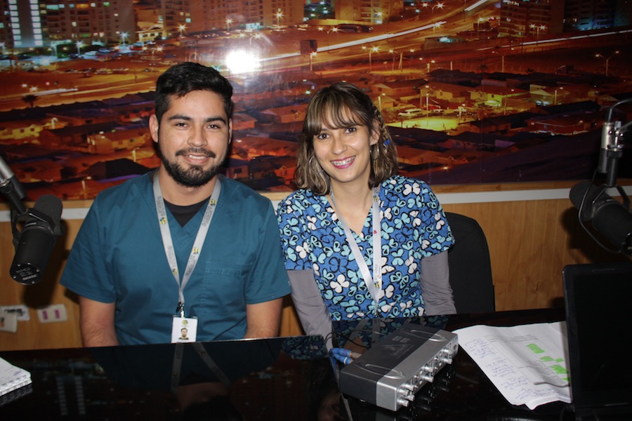 Funcionarios de Atención Primaria de Salud Municipal de Alto Hospicio participan en programa radial “Diálogo directo”