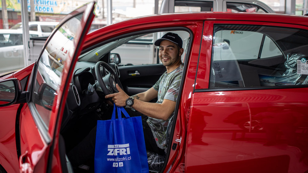 Iquiqueño se quedó con auto de Mall ZOFRI