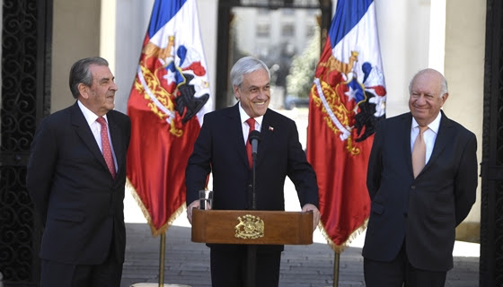 Presidente Piñera recibe a ex Mandatarios Frei y Lagos para abordar cumbres APEC, COP25 y  crisis hídrica