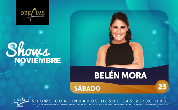 Belén Mora el sábado en el Casino Dreams