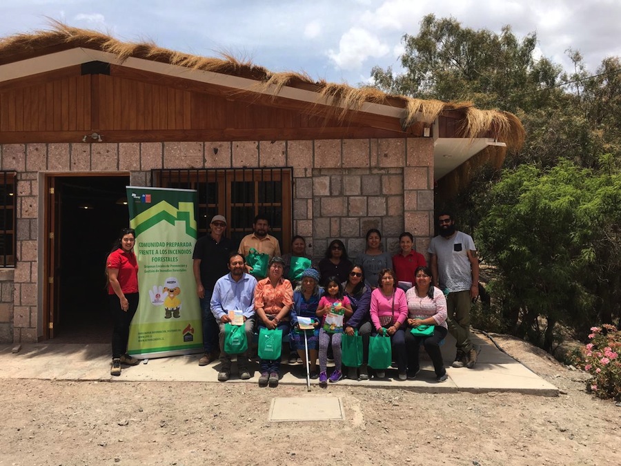 Comunidad de Iquiuca se capacita en prevención de incendios forestales