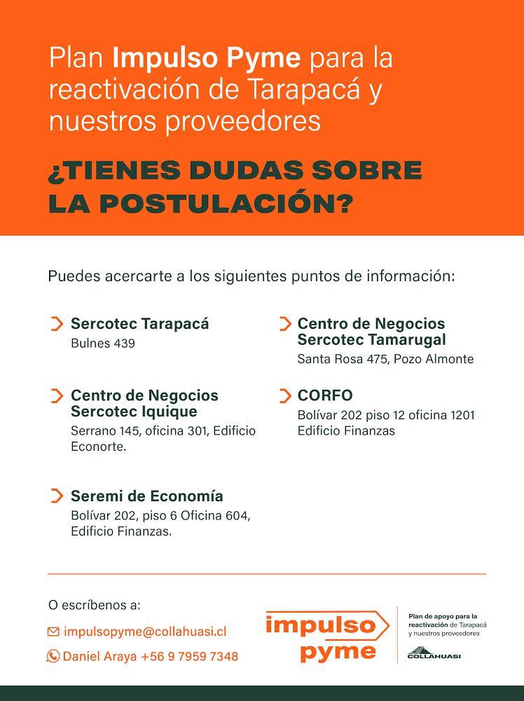 Fondo entregará 2 mil millones para apoyar la reactivación de la región: Habilitan puntos de información para apoyar postulaciones a fondo concursable Impulso Pyme