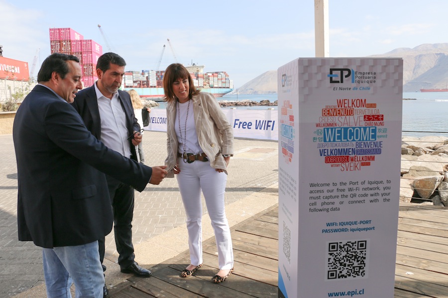 Puerto de Iquique implementa zona de WiFi gratuito por Temporada de Cruceros 2019-2020