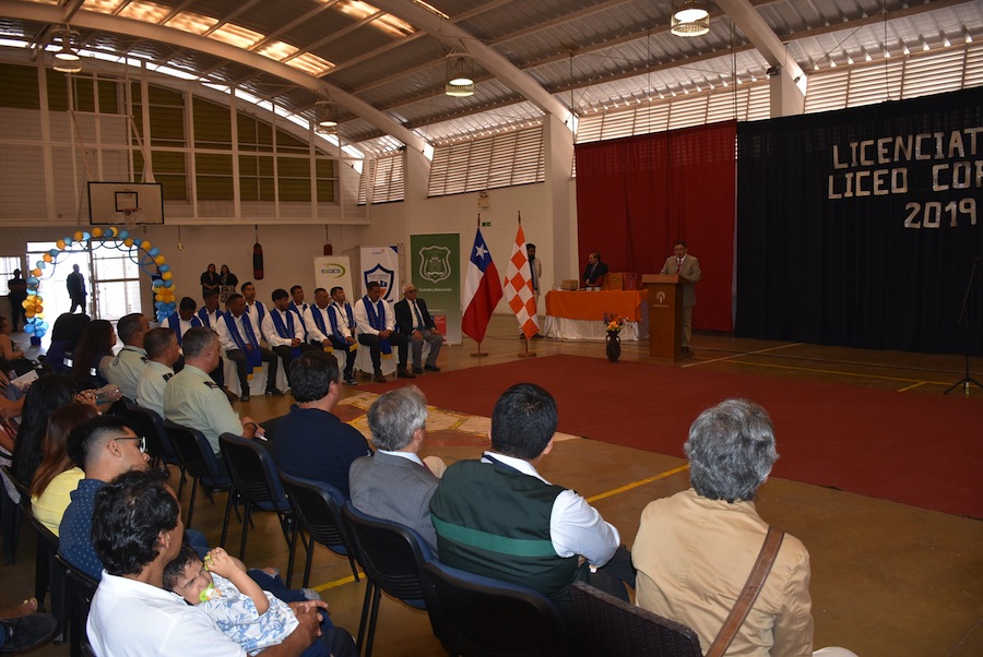 Liceo Coresol del Penal de Alto Hospicio licenció a alumnos de cuarto medio