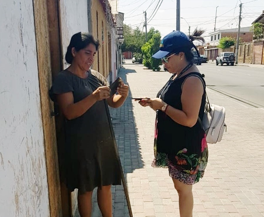 Dirigentes vecinales de CESFAM “Bertín Soto” llegaron a 4 mil hogares en puerta a puerta