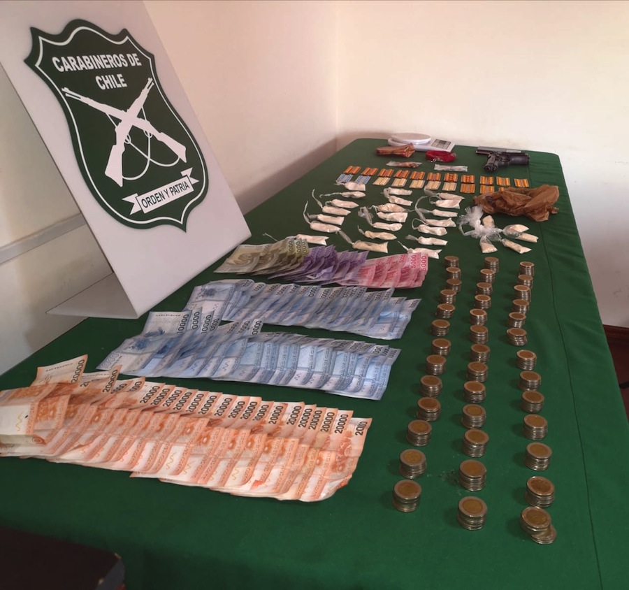 OS-7 sacó de circulación más de 50 dosis de pasta base y 20 de marihuana