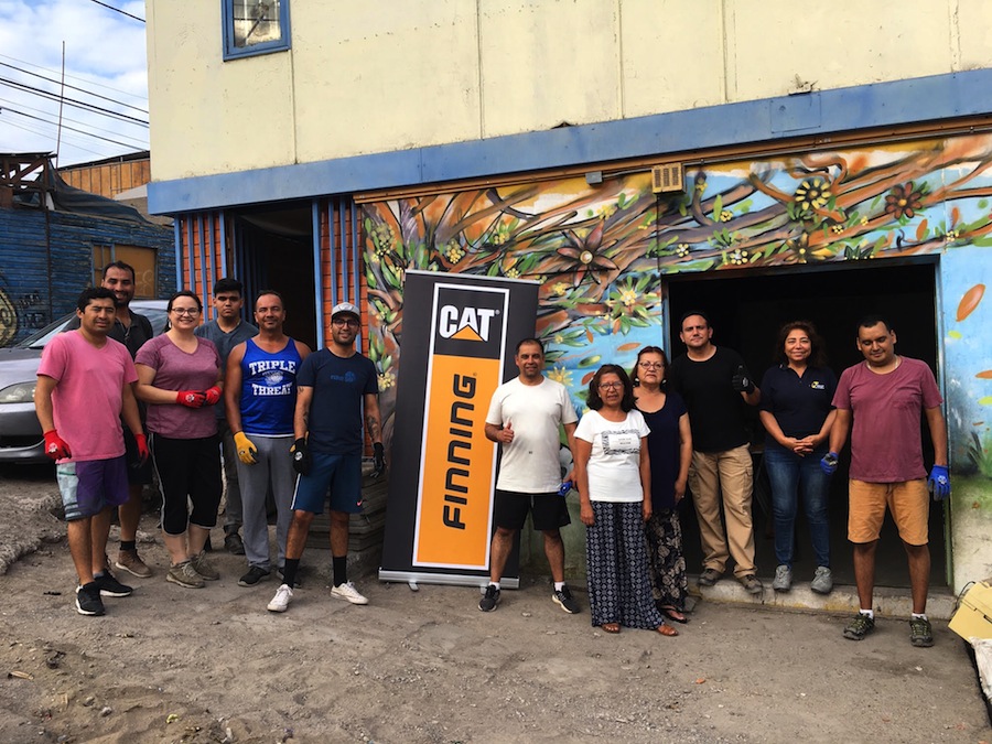 Voluntarios de Finning “Manos a la Obra” en Centro de Acogida de Fundación “La Huella” en Iquique