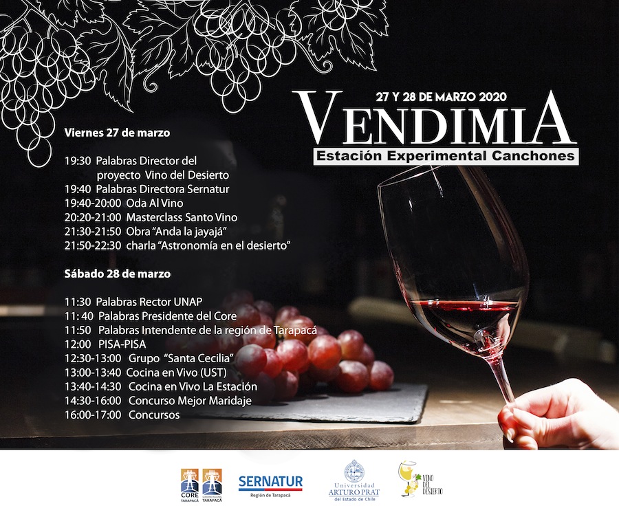 Lanzamiento  de Fiesta de la Vendimia 2020 en Estación Experimental Canchones