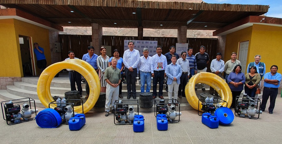 Comunidades de Camiña recibieron kit de riego en el marco de programa de emergencias