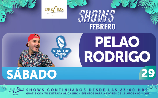 El Stand Up del “Pelao” Rodrigo  aterriza en Iquique este sábado