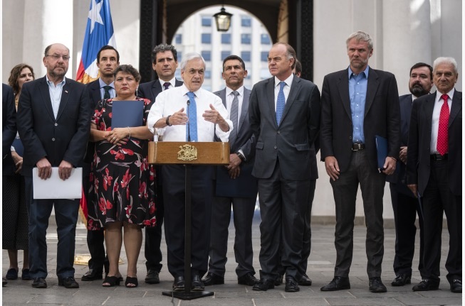 Presidente Piñera valora propuesta de la Mesa Nacional del Agua para enfrentar la sequía: «Necesitamos soluciones ahora»