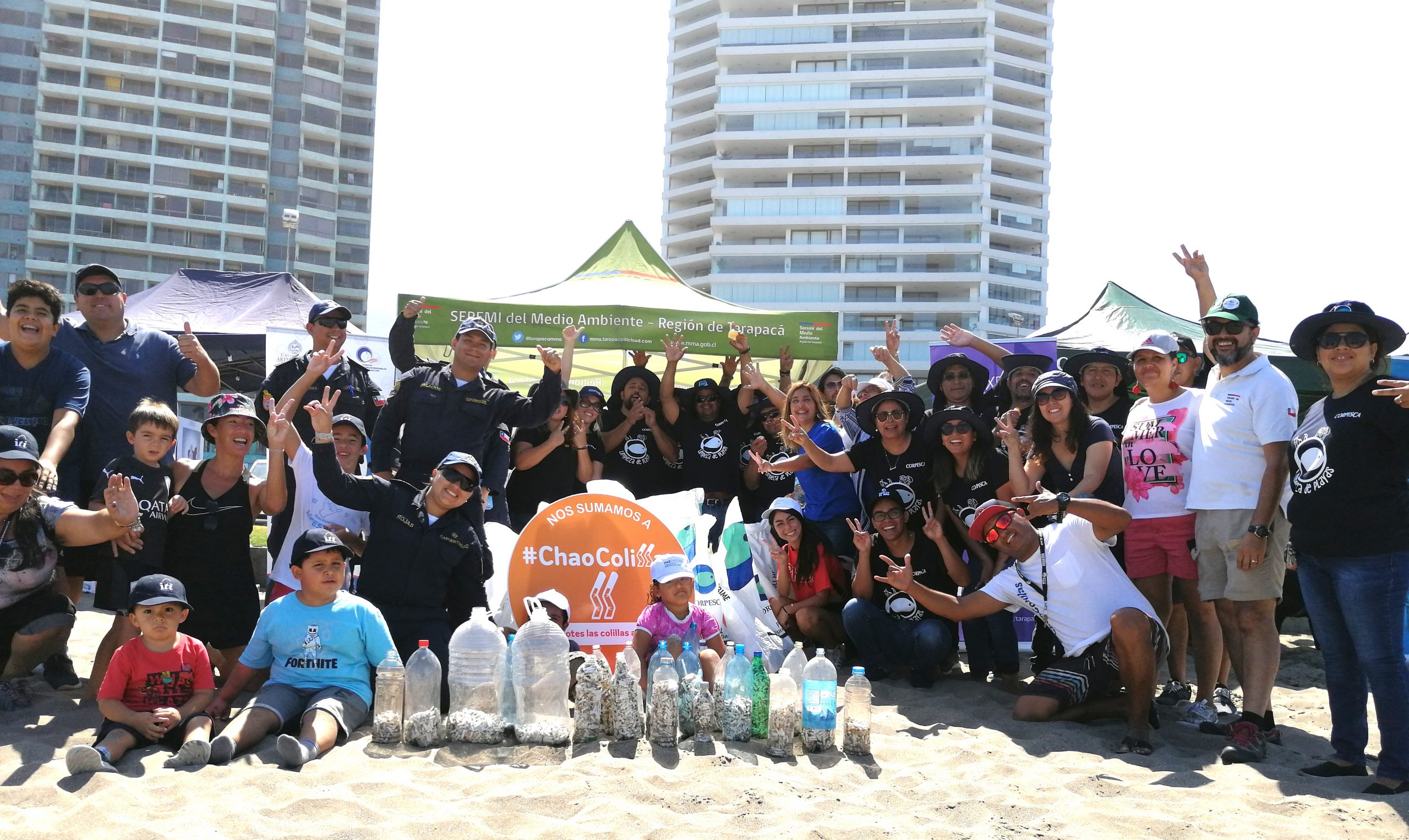 Más de 12 mil colillas de cigarros  recolectaron voluntarios en Playa Brava