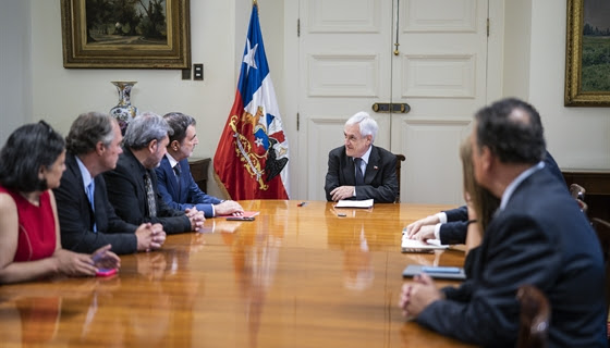 Presidente encabeza reuniones en La Moneda por orden público y plebiscito constitucional
